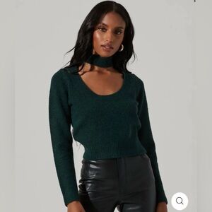 ASTR The Label Green Sweater Size Small Perfect Condition
